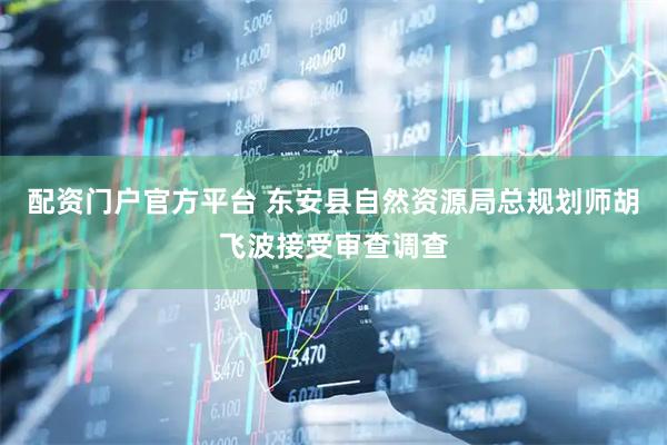 配资门户官方平台 东安县自然资源局总规划师胡飞波接受审查调查